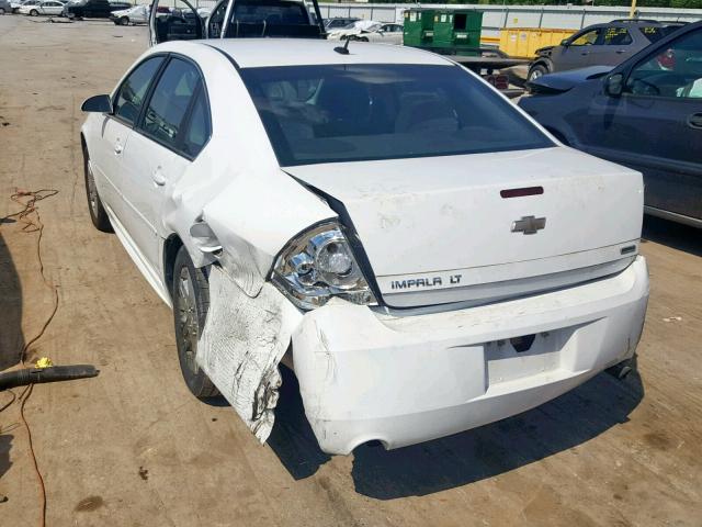 2G1WB5E35E1106677 - 2014 CHEVROLET IMPALA LIM WHITE photo 3