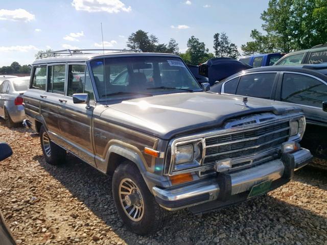 1J4GS5878MP803704 - 1991 JEEP GRAND WAGO GRAY photo 1