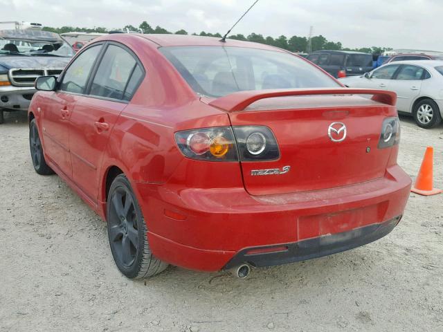 JM1BK323451308110 - 2005 MAZDA 3 S RED photo 3