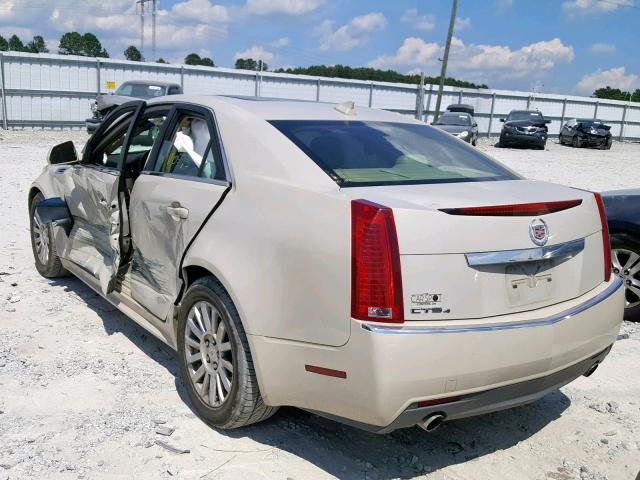 1G6DH5EG4A0139890 - 2010 CADILLAC CTS LUXURY BEIGE photo 3