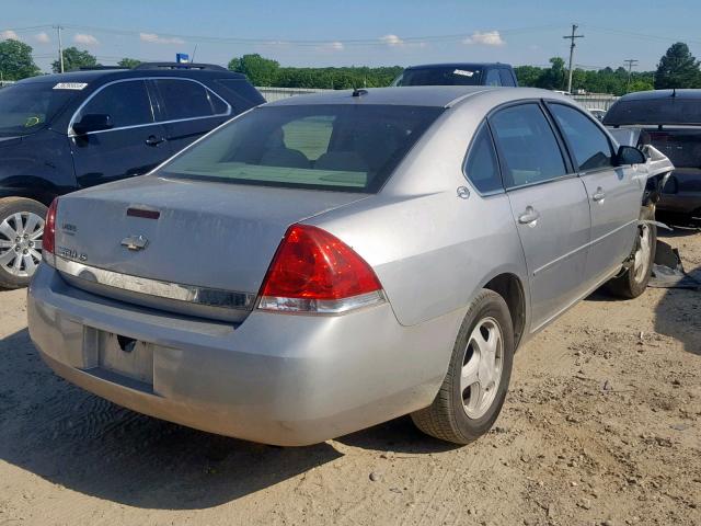 2G1WB58K669374112 - 2006 CHEVROLET IMPALA LS SILVER photo 4