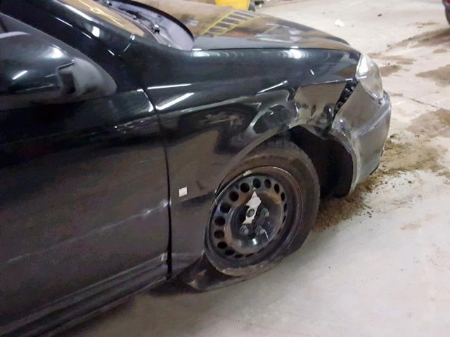 1G2AS18H997147411 - 2009 PONTIAC G5 BLACK photo 10