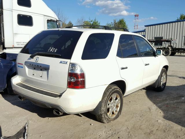 2HNYD18916H538883 - 2006 ACURA MDX TOURIN WHITE photo 4