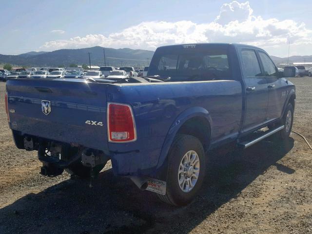 3C63R3JL2JG200251 - 2018 RAM 3500 LARAM BLUE photo 4