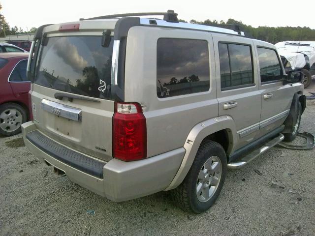 1J8HH58267C673391 - 2007 JEEP COMMANDER SILVER photo 4