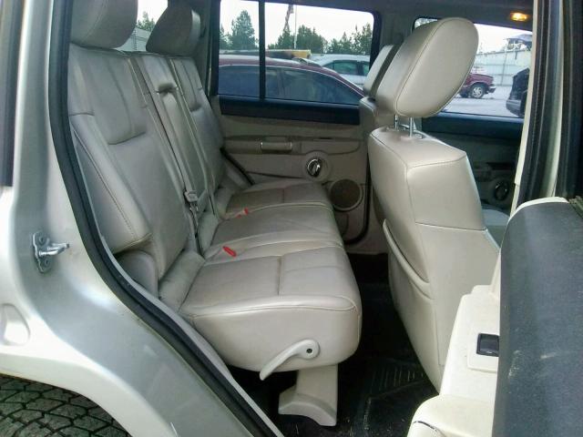 1J8HH58267C673391 - 2007 JEEP COMMANDER SILVER photo 6