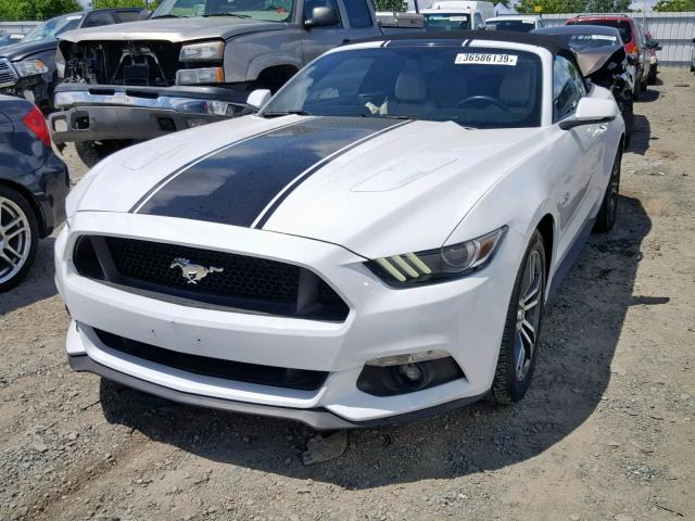 1FATP8FF7G5291229 - 2016 FORD MUSTANG GT WHITE photo 2