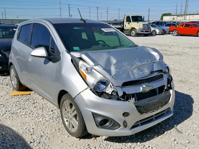 KL8CB6S98EC522234 - 2014 CHEVROLET SPARK LS SILVER photo 1