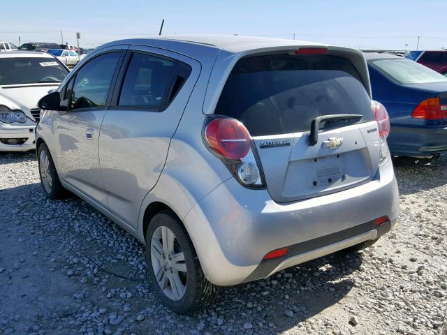 KL8CB6S98EC522234 - 2014 CHEVROLET SPARK LS SILVER photo 3