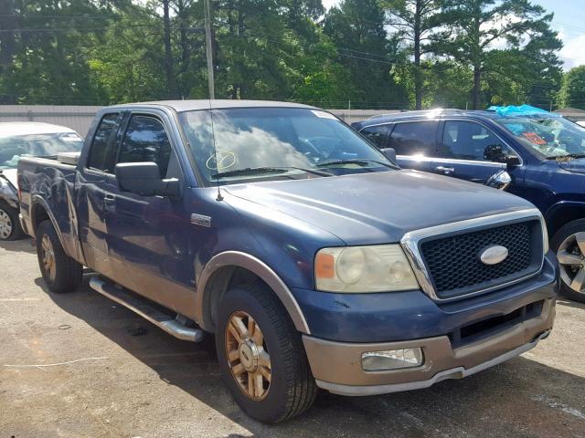 1FTPX125X4NC30565 - 2004 FORD F150 BLUE photo 1