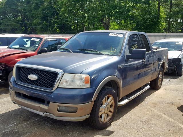 1FTPX125X4NC30565 - 2004 FORD F150 BLUE photo 2