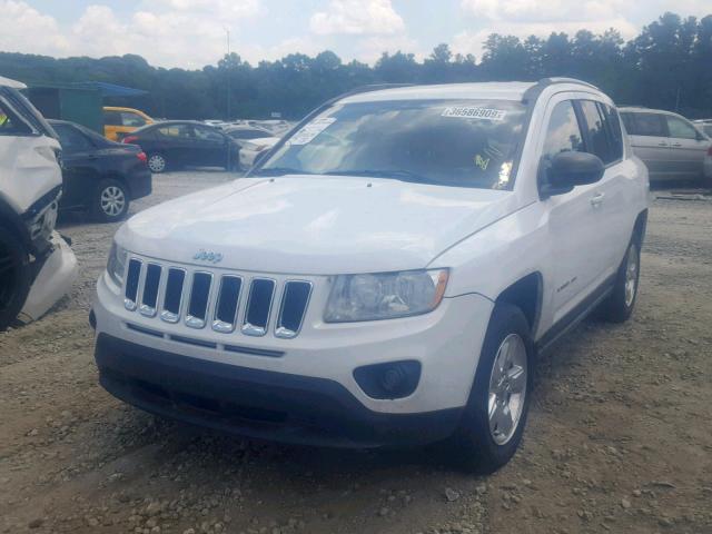 1C4NJCBA1DD187922 - 2013 JEEP COMPASS SP 白色 照片 2