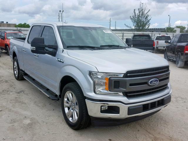 1FTEW1CG1JKD50634 - 2018 FORD F150 SUPER SILVER photo 1