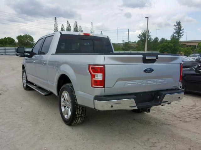 1FTEW1CG1JKD50634 - 2018 FORD F150 SUPER SILVER photo 3