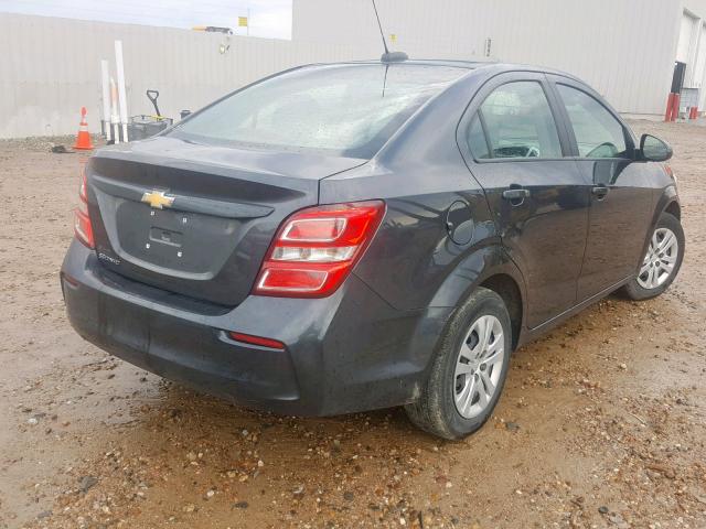 1G1JB5SH0H4159127 - 2017 CHEVROLET SONIC LS GRAY photo 4