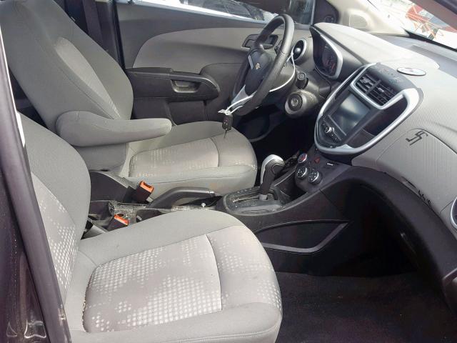 1G1JB5SH0H4159127 - 2017 CHEVROLET SONIC LS GRAY photo 5