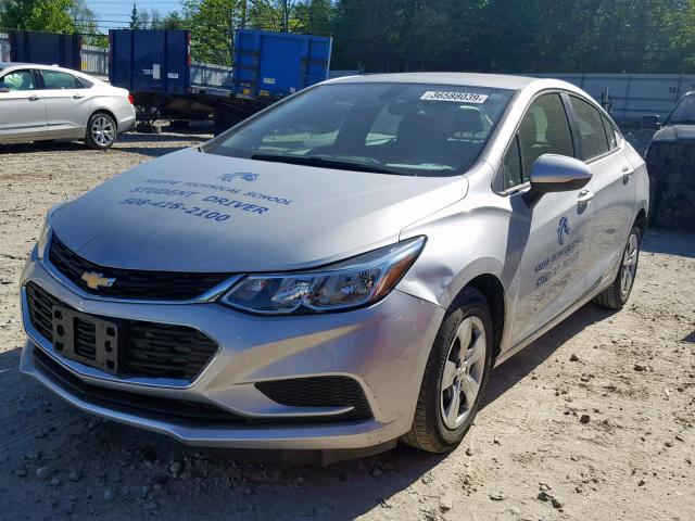 1G1BC5SM7J7105794 - 2018 CHEVROLET CRUZE LS SILVER photo 2