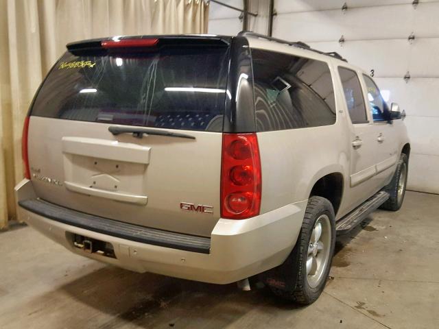 1GKFK16307J341788 - 2007 GMC YUKON XL K TAN photo 4