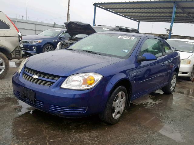 1G1AL15F177329038 - 2007 CHEVROLET COBALT LT BLUE photo 2