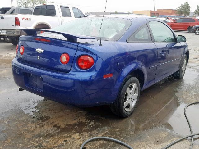 1G1AL15F177329038 - 2007 CHEVROLET COBALT LT BLUE photo 4