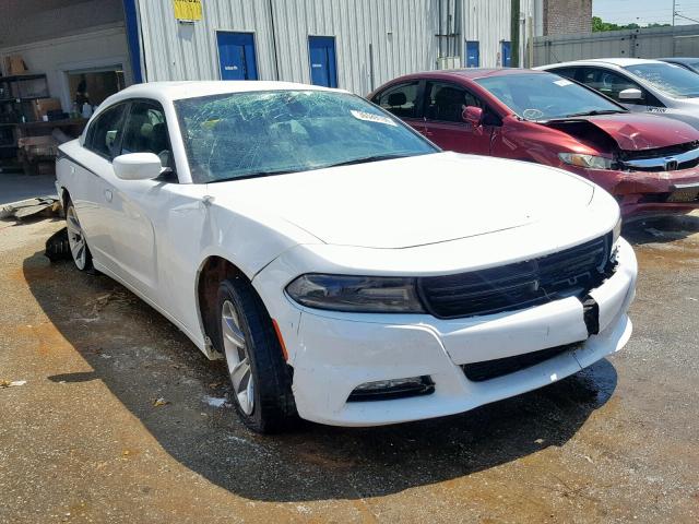 2C3CDXHG6GH154265 - 2016 DODGE CHARGER SX WHITE photo 1