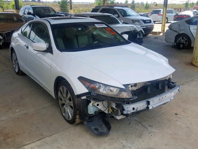 1HGCS22899A003509 - 2009 HONDA ACCORD EXL WHITE photo 1