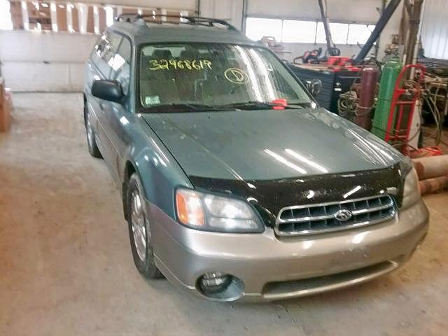 4S3BH6752Y7655480 - 2000 SUBARU LEGACY OUT GREEN photo 1