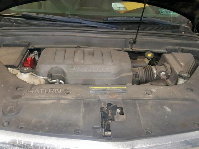 5GZER23738J255715 - 2008 SATURN OUTLOOK XR შავი ფოტო 7