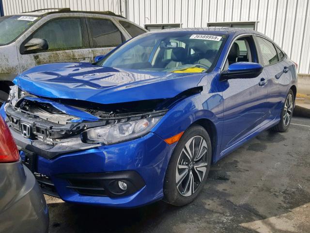 JHMFC1F73JX041404 - 2018 HONDA CIVIC EXL BLUE photo 2