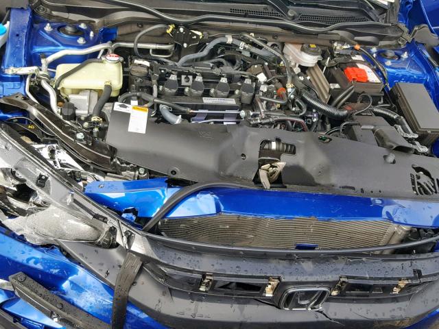 JHMFC1F73JX041404 - 2018 HONDA CIVIC EXL BLUE photo 7