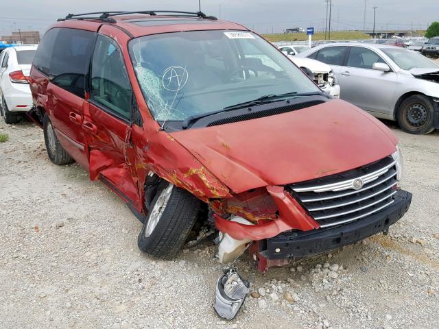 2C4GP54L65R214693 - 2005 CHRYSLER TOWN & COU RED photo 1