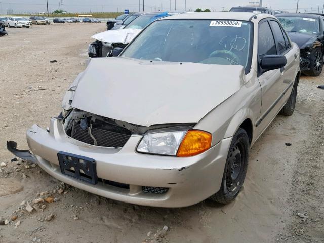 JM1BJ2220Y0287917 - 2000 MAZDA PROTEGE DX TAN photo 2