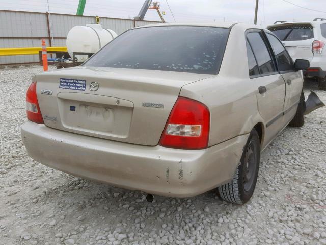 JM1BJ2220Y0287917 - 2000 MAZDA PROTEGE DX TAN photo 4