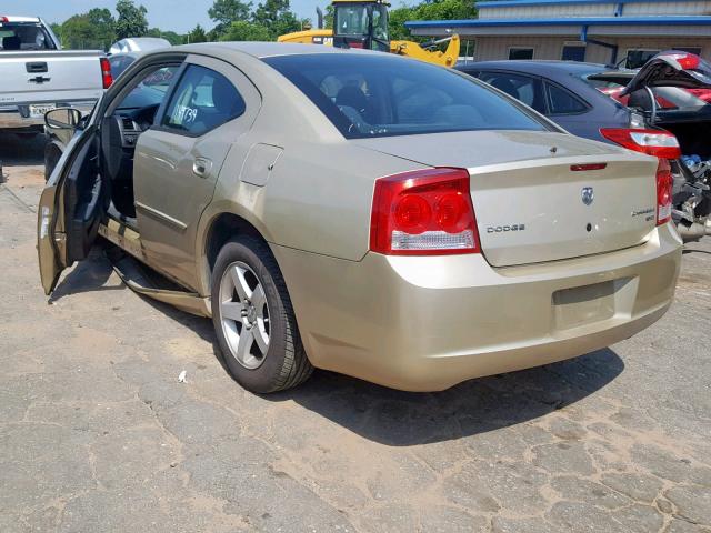 2B3CA3CV2AH187968 - 2010 DODGE CHARGER SX BROWN photo 3