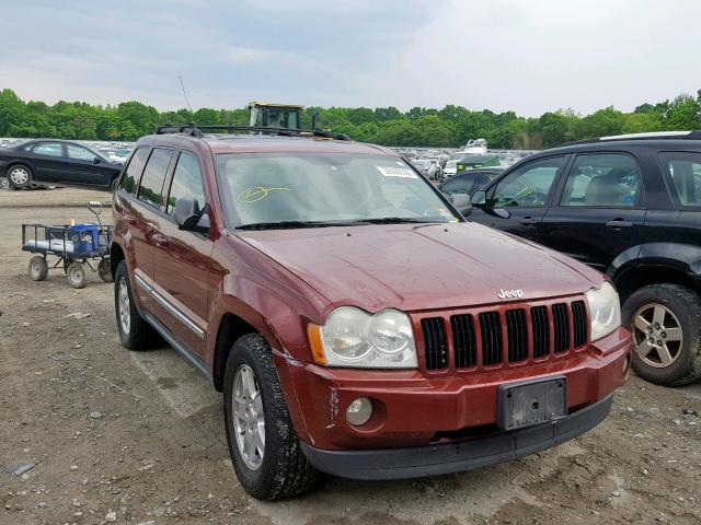 1J8GR48K07C616171 - 2007 JEEP GRAND CHER BURGUNDY photo 1