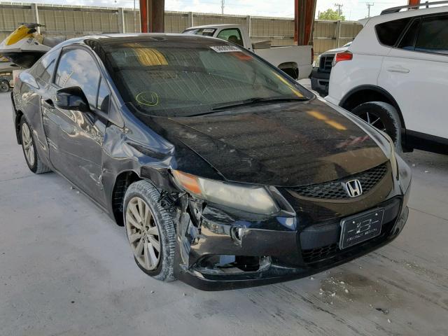 2HGFG3B08CH507363 - 2012 HONDA CIVIC EXL BLACK photo 1