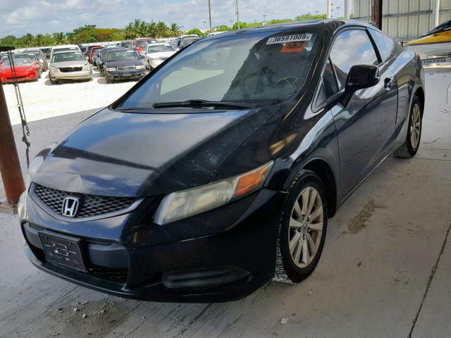 2HGFG3B08CH507363 - 2012 HONDA CIVIC EXL BLACK photo 2