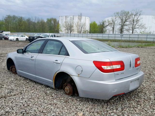 3LNHM26126R617343 - 2006 LINCOLN ZEPHYR SILVER photo 3