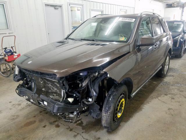 4JGDA5HB0FA588109 - 2015 MERCEDES-BENZ ML 350 4MATIC  photo 2