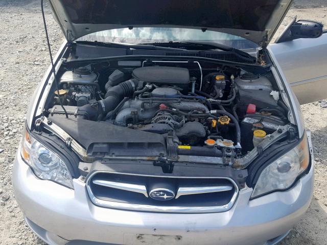 4S3BP626767338987 - 2006 SUBARU LEGACY 2.5 GRAY photo 7