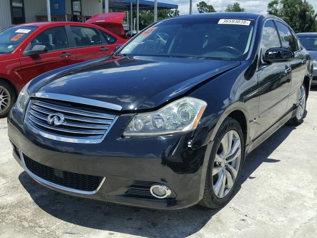 JN1CY0AP3AM910160 - 2010 INFINITI M35 BASE BLACK photo 2