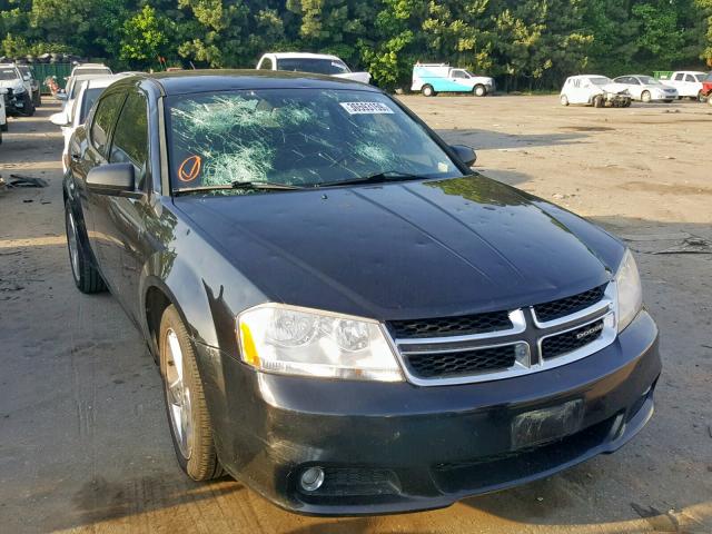 1B3BD2FG2BN552197 - 2011 DODGE AVENGER LU BLACK photo 1