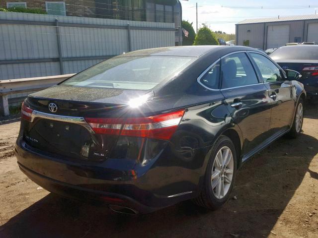 4T1BK1EB2EU120185 - 2014 TOYOTA AVALON BAS BLACK photo 4