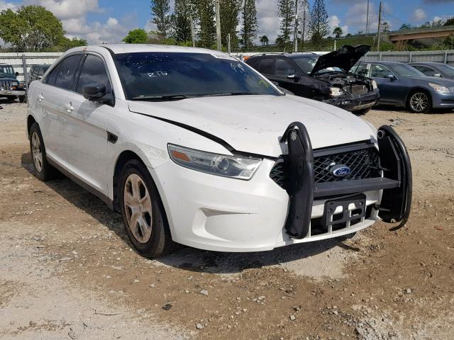 1FAHP2M84DG148584 - 2013 FORD TAURUS POL WHITE photo 1