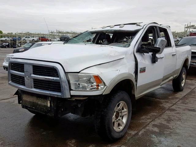 3D73Y3HLXBG607498 - 2011 DODGE RAM 3500 WHITE photo 2