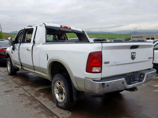 3D73Y3HLXBG607498 - 2011 DODGE RAM 3500 WHITE photo 3