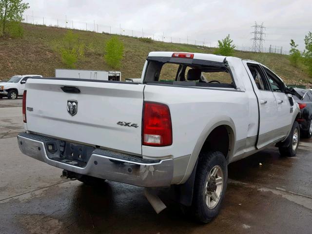 3D73Y3HLXBG607498 - 2011 DODGE RAM 3500 WHITE photo 4