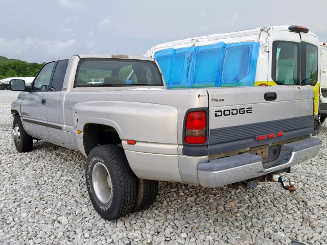 1B7MC33W01J232295 - 2001 DODGE RAM 3500 SILVER photo 3