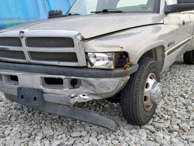 1B7MC33W01J232295 - 2001 DODGE RAM 3500 SILVER photo 9