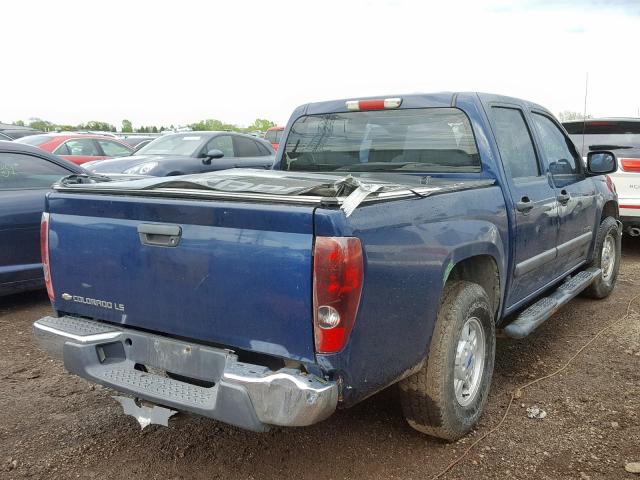 1GCCS136748149493 - 2004 CHEVROLET COLORADO BLUE photo 4